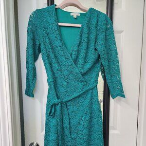 Teal/Green Dress-Sz 4